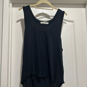 Free people black tank top